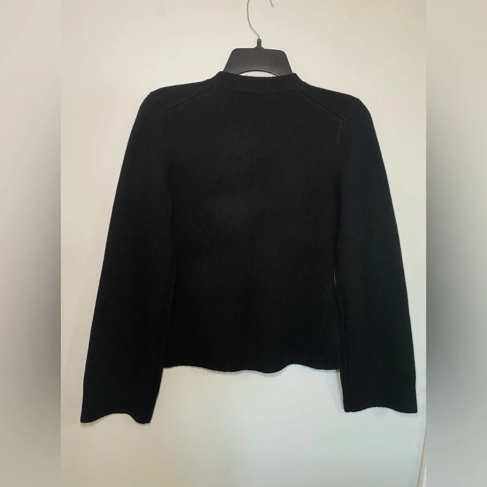 NWT Jenni Kayne Black Wool Cashmere Cooper Cardigan Size XS - Picture 7 of 12
